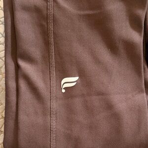 Fabletics Brown Leggings with Logo